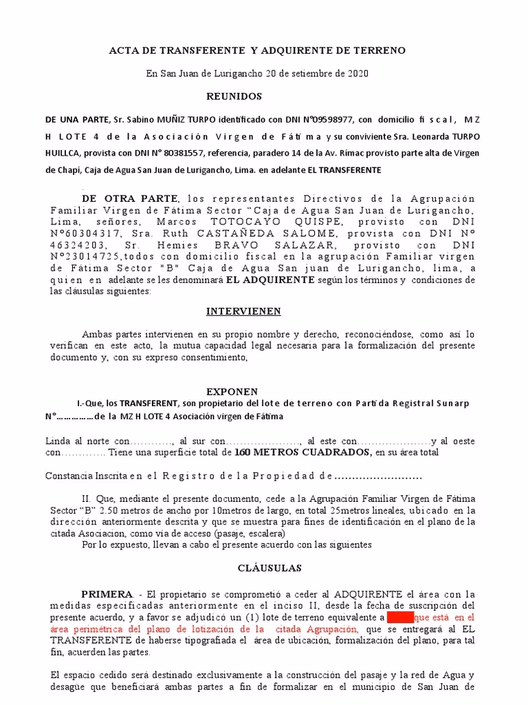 ¿Qué es un contrato de aportación de terreno?