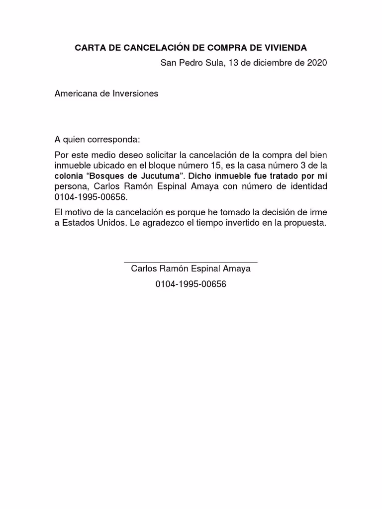 ¿Cómo cancelar un contrato de casa?