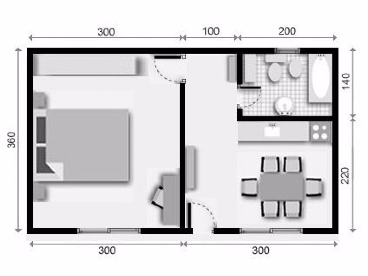 ¿Cuántos metros cuadrados debe tener un monoambiente?