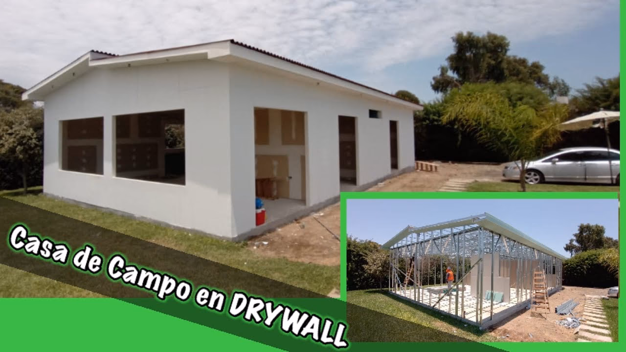 ¿Cuántos años puede durar una casa de drywall?