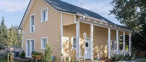 ¿De qué material se construyen las casas en Suecia?