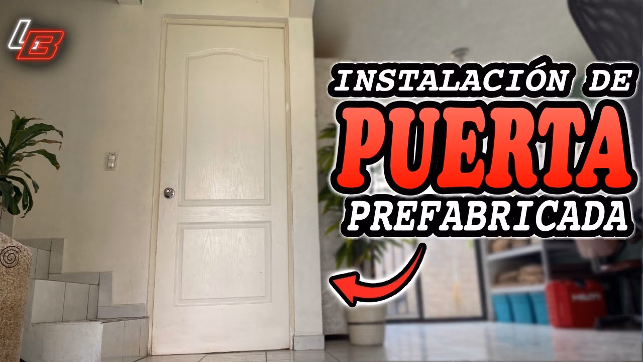 ¿Qué se usa para colocar una puerta?