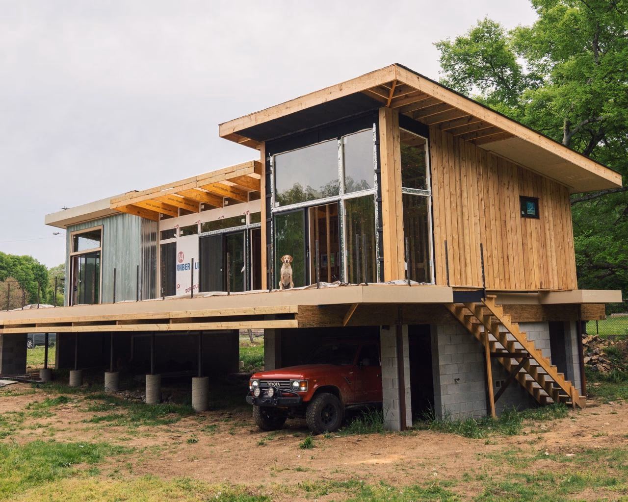 ¿Cómo es la estructura de una cubierta a un agua?