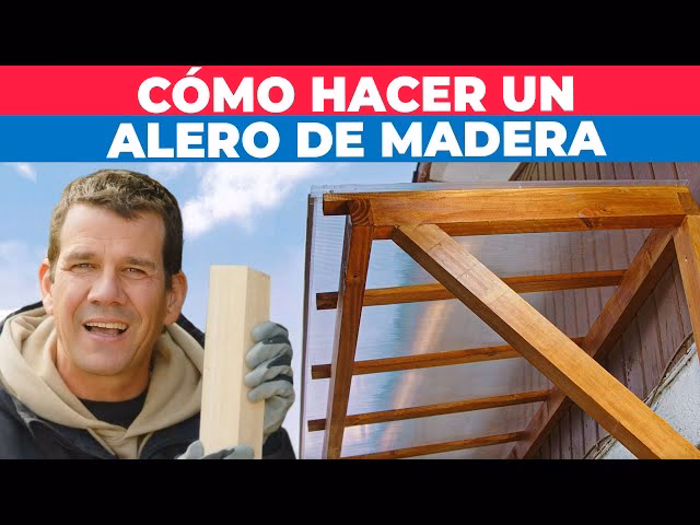 ¿Cuánto debe tener un alero para una casa?