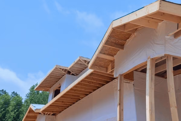 ¿Cuánto de alero está permitido en una casa?