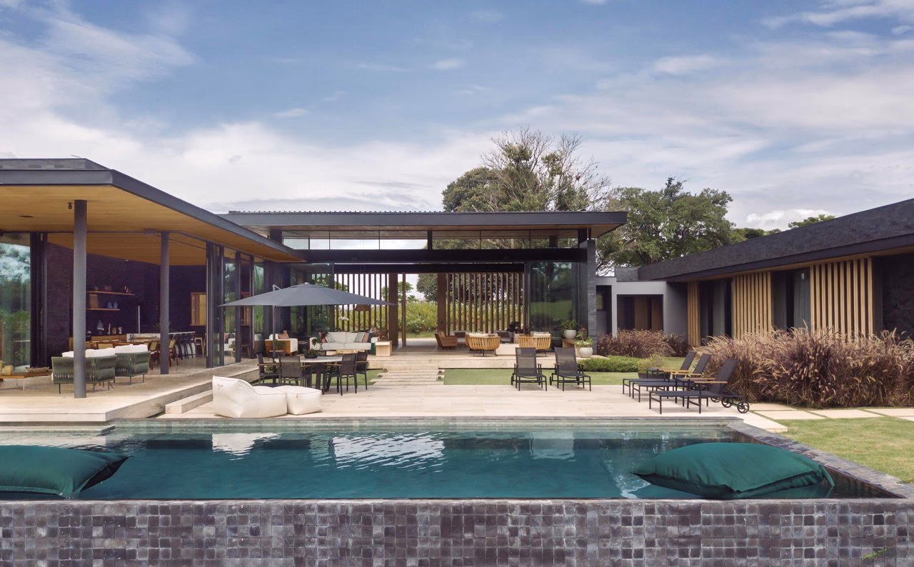 ¿Cómo se llama una casa en forma de U?