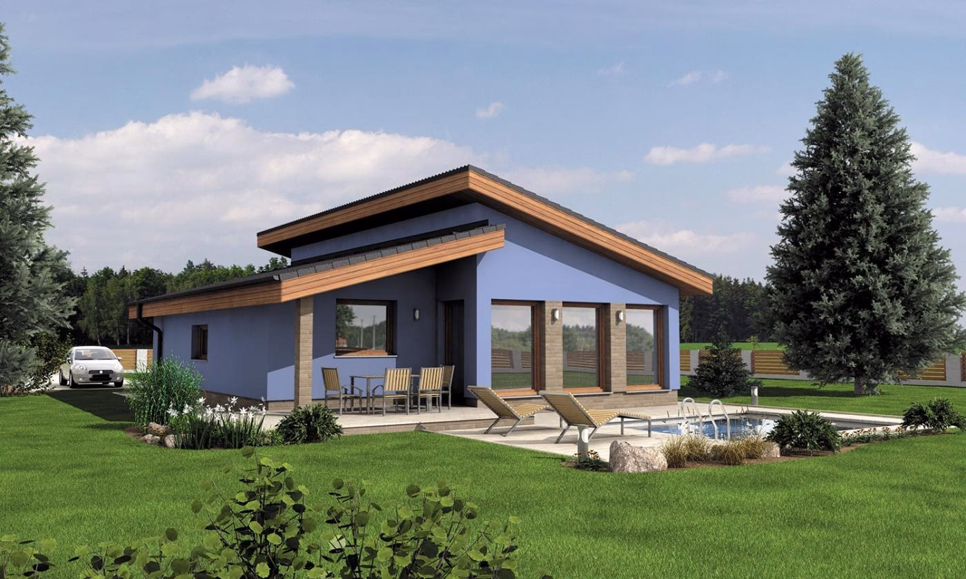 ¿Qué estilo de casa tiene techo a dos aguas?