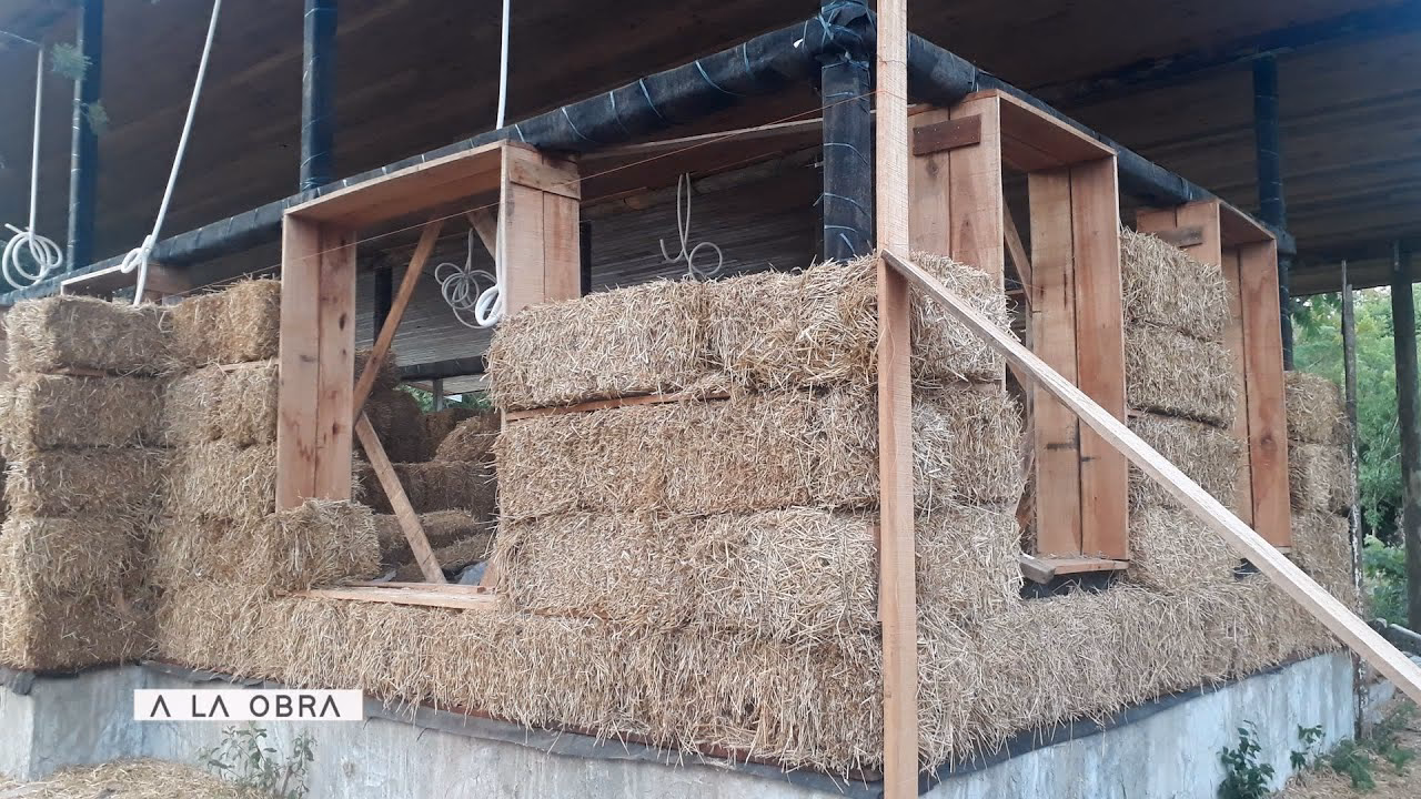 ¿Son legales las casas de balas de paja?