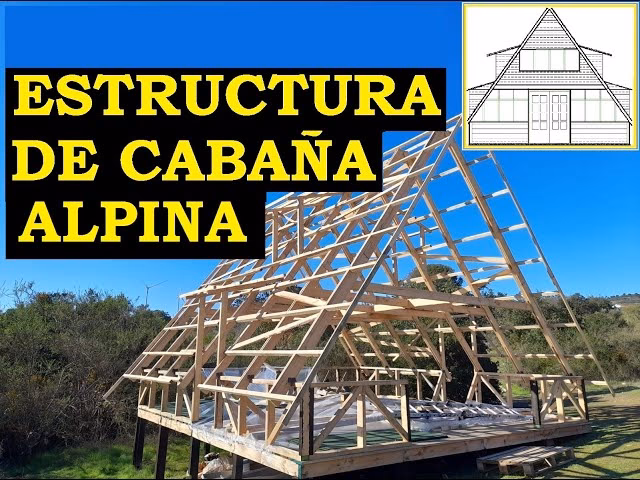 ¿Cómo se llama el techo de las cabañas?