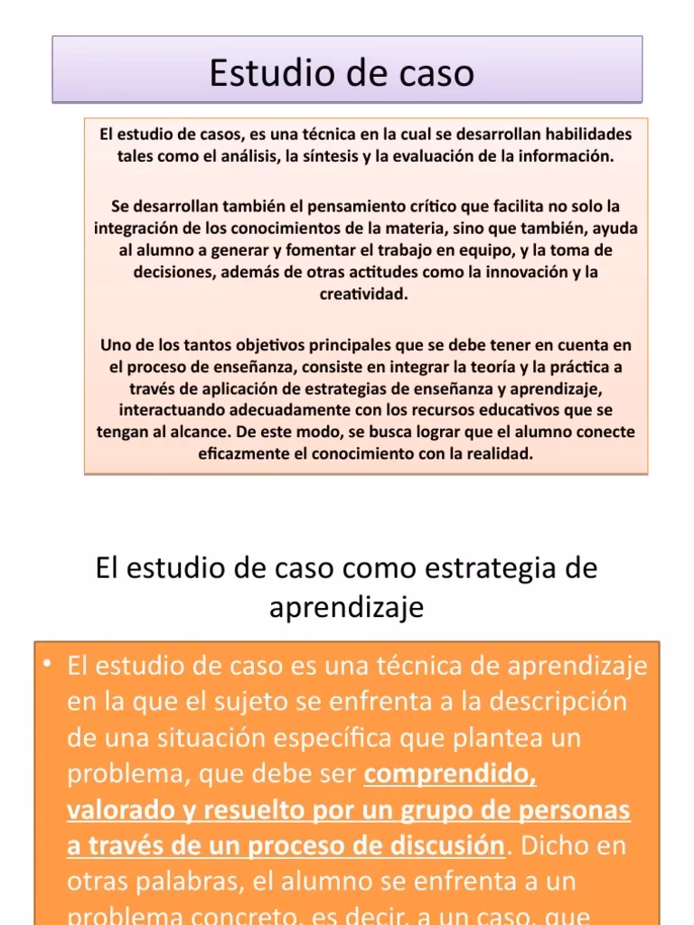¿Qué es la estrategia de estudio de caso?