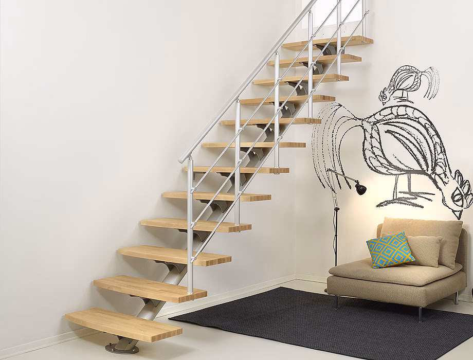 ¿Cuál es el tipo de escalera más económica?