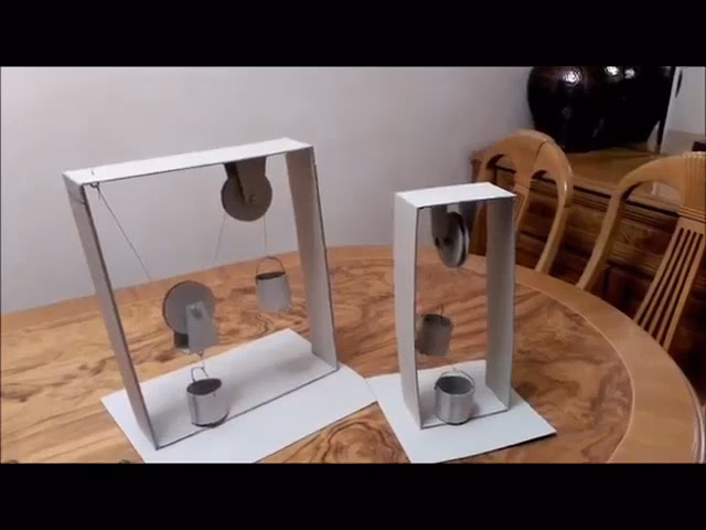 ¿Cómo funciona la polea casera?