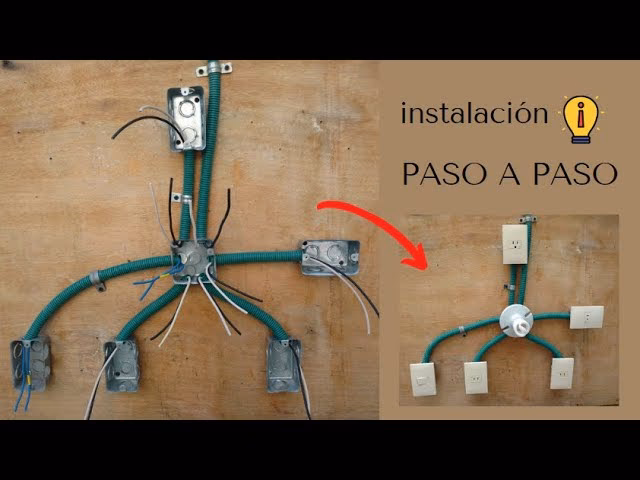 ¿Cuáles son las etapas en el proceso de una instalación eléctrica?
