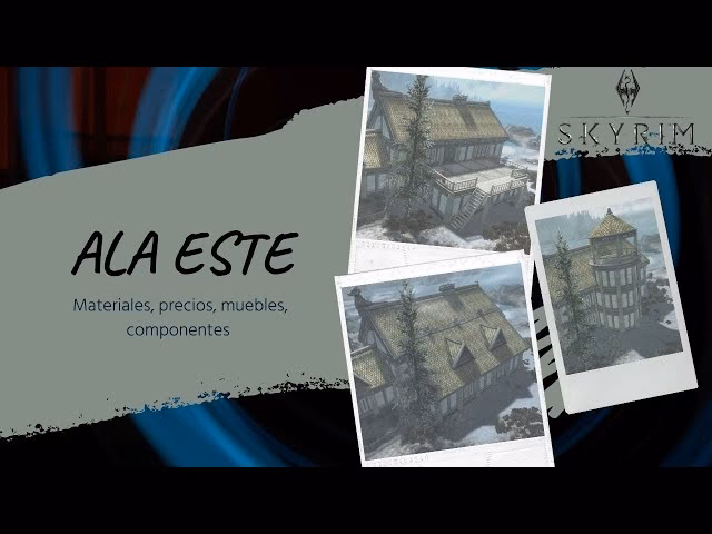 ¿Dónde comprar materiales de construcción en Skyrim?
